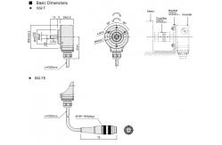 China 5000 Ppr Thickness 29mm IP66 Optical Shaft Encoder supplier