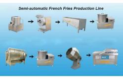 China Small Scale Semi Automatic Potato Chips Making Machine High Performance supplier
