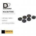 Black 4 holes Garments Large Size Buttons for sale