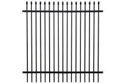 China Wholesale Black Security 2.1m Height wrought iron/Steel Fence supplier