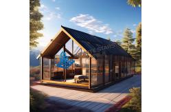 China Beautiful Camping Prefabricated Steel Structure House Customized Convenient Installation supplier