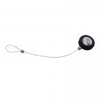 Mini Round Plastic Anti Theft Retractable Display Pull Box Recoiler for sale