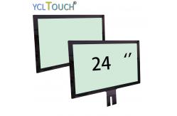 China 24 Inch Projected Capacitive Touch Screen Panel USB 10 Touch Points Control supplier