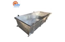 China 2M3-12M3 Metal Skip Bin Trash Skip Container Construction Garbage Bin supplier
