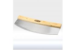 China Sharp Rocker Blade BBQ Tools Rocking Pizza Cutter Stainless Steel Cutting Blade supplier