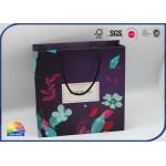 4C Printed Paper Packaging Special Bag Matte Lamination With Nylon Handle for sale