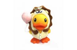 China B.Duck Plastic Coin Bank With Lion Hat Cute Saving Bank As Gifts supplier