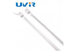 China 1500W IR Halogen Lamps , CE shortwave Quartz Infrared Tube Heating Elements supplier
