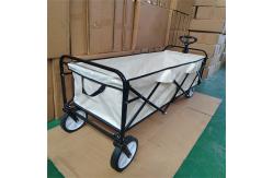 China Easy Control Collapsible Shopping Cart Metal Frame Folding Camping Wagon supplier