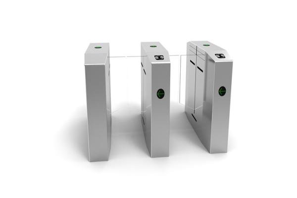 Programmable RFID Access Control Turnstiles Flap Barrier Gate 220V 50HZ