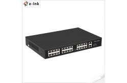 China 2 Port 30W 10/100M SFP Industrial Ethernet POE Switch supplier