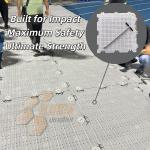 Temporary Plastic Interlocking Carpet for Grass protection Floor Party Tent Wedding Event Flooring for sale