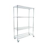 Customized ESD Storage 4 Layers Shelf Trolley Wire Mesh Shelving Cart