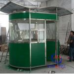 Reliable Steel Frame Outdoor garden sentry box , Prefab Guard House for sale
