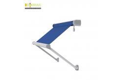 China Patio Retractable Window Awnings Aluminium Drop Arm Awning supplier