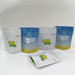 Small Edible CBD Flower Mylar Stand Up Pouch Child Resistant 3.5 Grams for sale