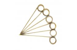 China Disposable Round Square Bamboo Sticks Eco Friendly Easily Cleaned supplier