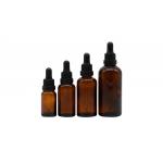 Amber Clear Essential Oil Customized 15ml Glass Dropper Bottles for sale