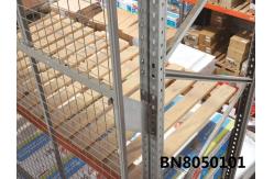 China Assembled Pallet Rack Back Guard , Square Tube Framed Wire Mesh Panels supplier