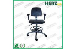 China ESD Safe Adjustable PU foaming Swivel Safety Chair With Foot Rest supplier