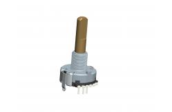 China EC20 Incremental Rotary Encoder 18 Positioning Pulse Semi-circular Axis L30mm Digital Potentiomet supplier