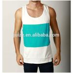 Wholesale customized printed cotton tank tops for men gym tank top for sale