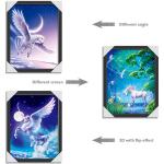 CMYK Printing Image 3D Lenticular Printing Service PET / PP Animal Pictures for sale