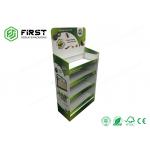POS Promotion Retail Folding Cardboard Shelf Paper Floor Display Stand Custom Made