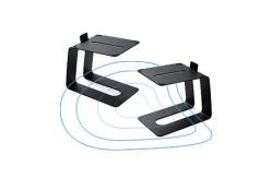 China Flexible Speaker Stand Storage Holders For Small Medium Bookshelf Computer Speakers supplier