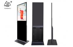 China Interactive 65 Inch Digital Signage Vertical Display Windows 10 OS supplier
