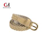 Soft Waist Braided Cowhide Leather Belt Antiwear OEM Color CHENVERGE for sale