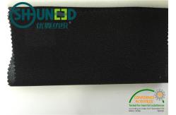 China 100D * 100D Plain Interlining Material 70gsm With Double Dot PA Coating supplier