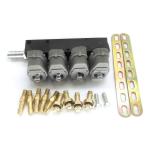 Autogas Injection 3 Ohm 4 Cyl LPG CNG Injector Rail ISO9001 For Vehicles for sale