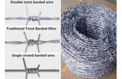 China Prison Roll 12.5 Barbed Fencing Wire Low Carbon Steel supplier