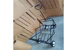 China Four Wheel Collapsible Wagon Cart Large Capacity Foldable Garden Trolley supplier