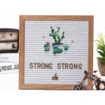 Pre Printing Felt Letter Board Set For Home / Office Leaving Message