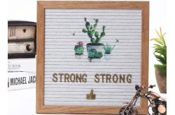 China Pre Printing Felt Letter Board Set For Home / Office Leaving Message supplier