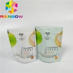Gravure Printing Plastic Pouches Packaging Reusable Stand Up Dried Fresh Bags With Zipper
