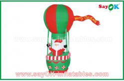 China Customzied Various Inflatable Santa Claus Cartoon Characters For Christmas supplier