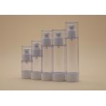 Luxury Airless Spray Bottle , Transparent Plastic Airless Pump Bottles for sale