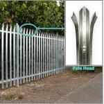 Hot Dipped Galvanized Europe Palisade Fence for Outdoor for sale