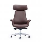 Brown Ergonomic Lifting Chair Swivel Leather Recliner Chair for sale