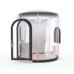 Polycarbonate Clear Bubble Tents Diameter 2.1m Waterproof 10x10 Bubble Tent for sale