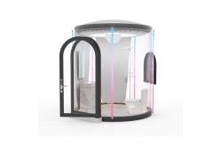 China Polycarbonate Clear Bubble Tents Diameter 2.1m Waterproof 10x10 Bubble Tent supplier