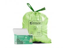 China ASTMD6400 Certified Compostable Bin Liners Bags For Garbage 8L 10L 15L supplier