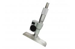 China Digital Depth Micrometer 0-50mm with Interchangeable Rods for Wide Measurement supplier