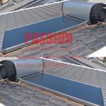 200L Pressurized Flat Panel Solar Water Heater Blue Coating Flat Panel Solar Collector for sale
