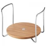 Stainless Steel Bamboo Flatware Tray for sale