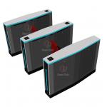 304 Stainless Steel Wing Gate Turnstile Custom Dimension Anti Collision