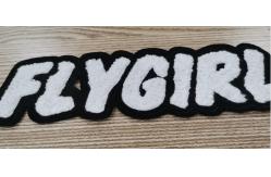 China Customized Design Towel Embroidery Patch Heat Transfer Labels For Clothes supplier
